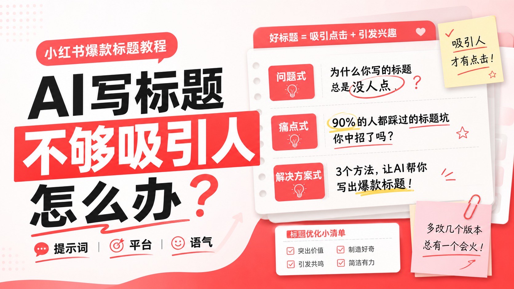 AI 写标题不够吸引人怎么办?问题常出在输入太空