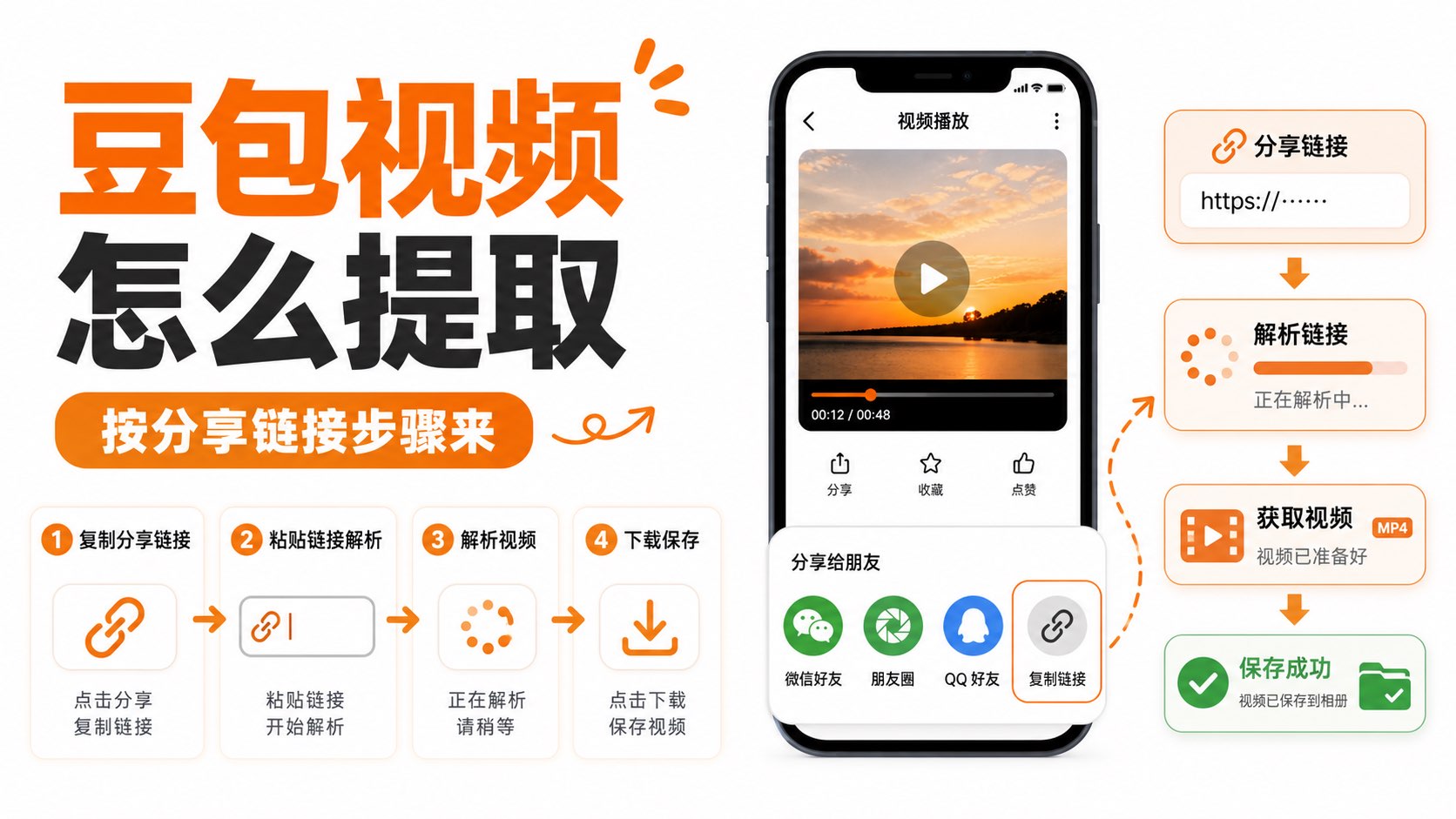 豆包视频怎么提取?按分享链接步骤来