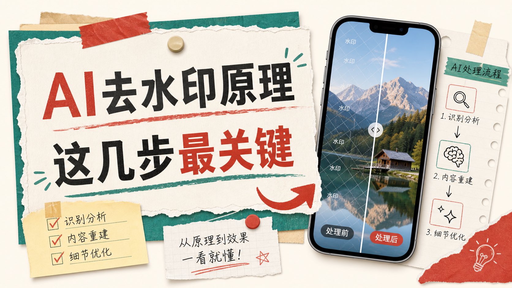 AI去水印技术原理详解